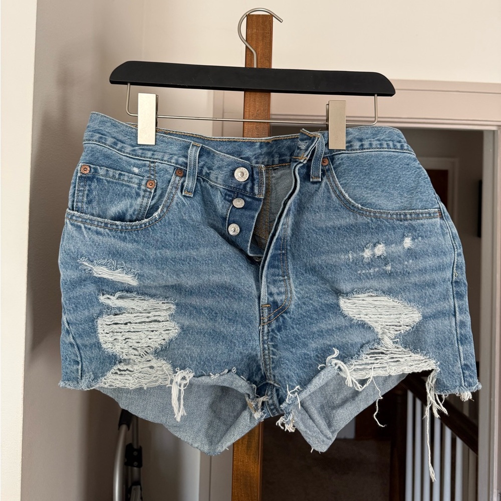 Levi 501 shorts.